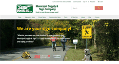 Desktop Screenshot of municipalsigns.com